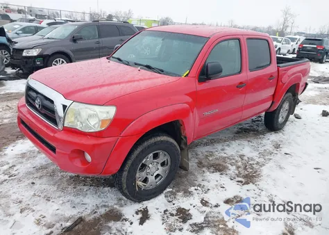 2006 Toyota Tacoma Base V6 z USA, uszkodzony, nr VIN 5TELU42N16Z252849